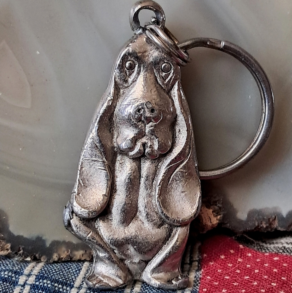 Vintage (1994) Hush Puppies Pewter Fob Collector's Item